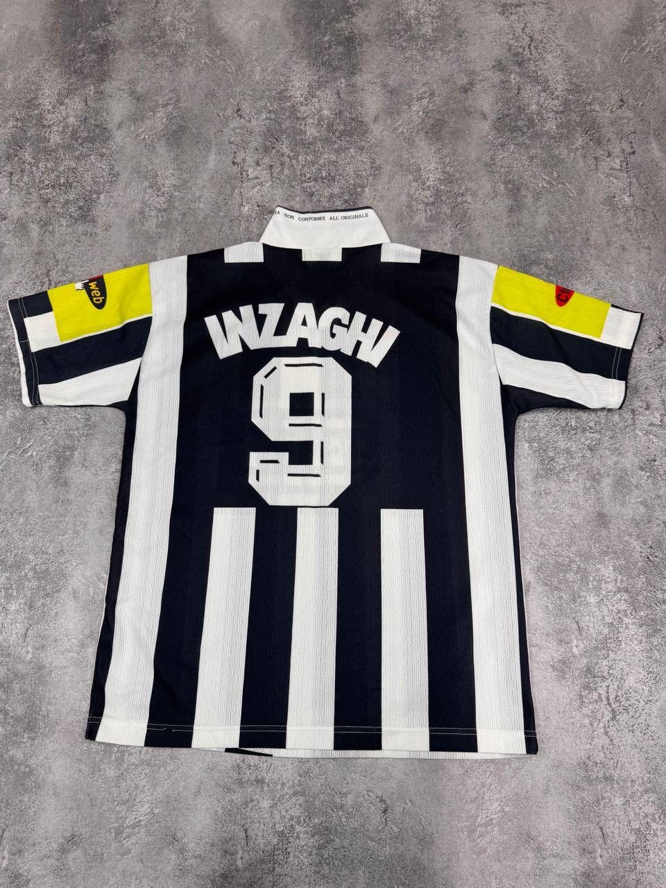 Lotto Sport Lotto Juventus 2000-01 Men's Home Football Jersey BlackWhite Size US L / EU 52-54 / 3 - 7 Thumbnail