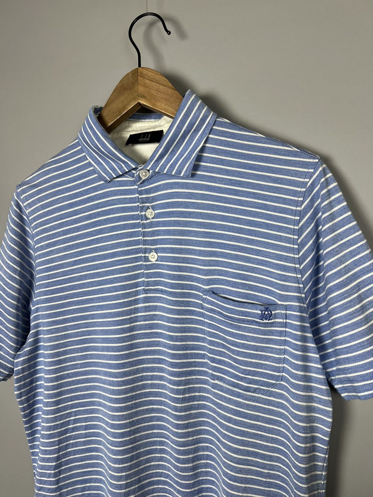 Alfred Dunhill (M) Dunhill Polo shirt mulberry silk / cotton rare 😍 Size US M / EU 48-50 / 2 - 2 Thumbnail