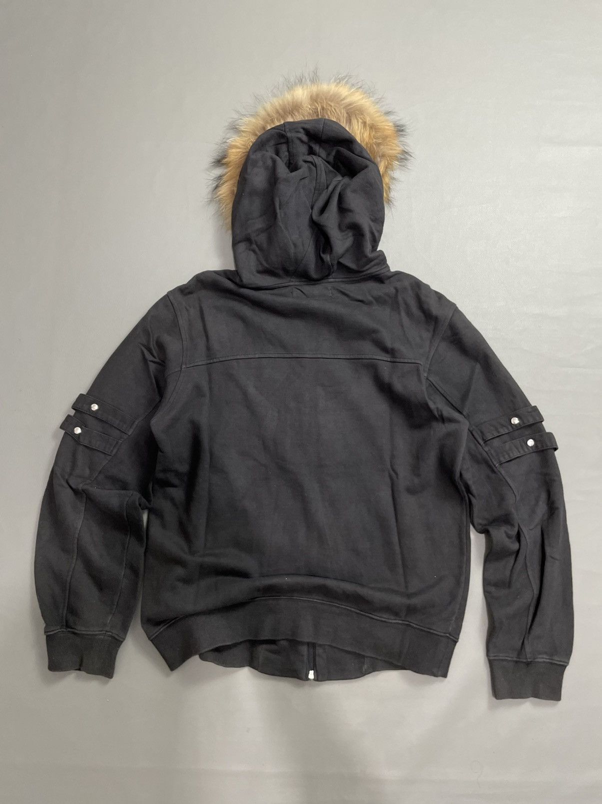 Japanese Brand Center Clease Punk zip Fur Hoodie Size US M / EU 48-50 / 2 - 3 Thumbnail