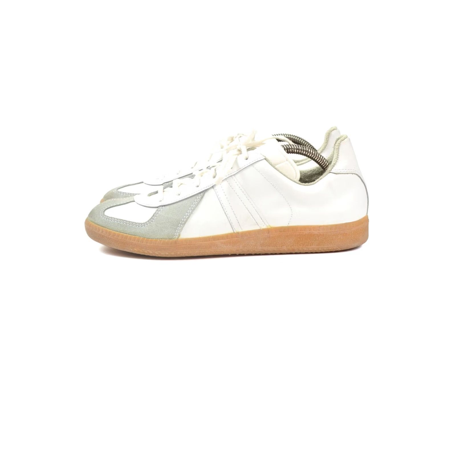 Vintage BW Sport Vintage White Leather Sneakers 265 01.11.6414 Mens US 8.5 Leather Sneaker White Shoes Sports Casual footwear Size US 9 / EU 42 - 2 Thumbnail