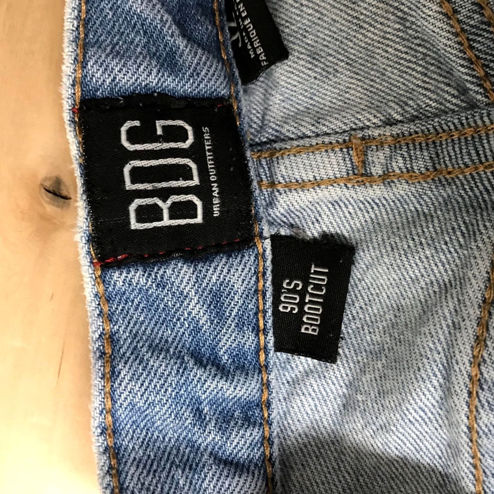 Bdg BDG Urban Outfitters 90s Bootcut Light Wash Denim Jeans Womens 32 Size 24" / US 00 / IT 34 - 7 Thumbnail