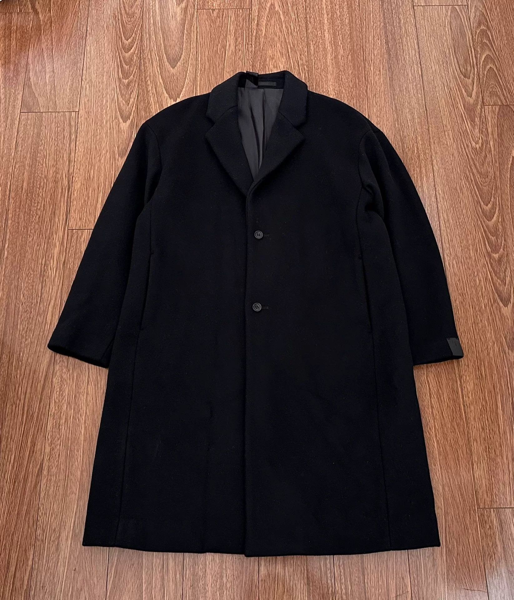N.Hoolywood N.HOOLYWOOD Wool Blend Long Jacket Size US S / EU 44-46 / 1 - 1 Thumbnail