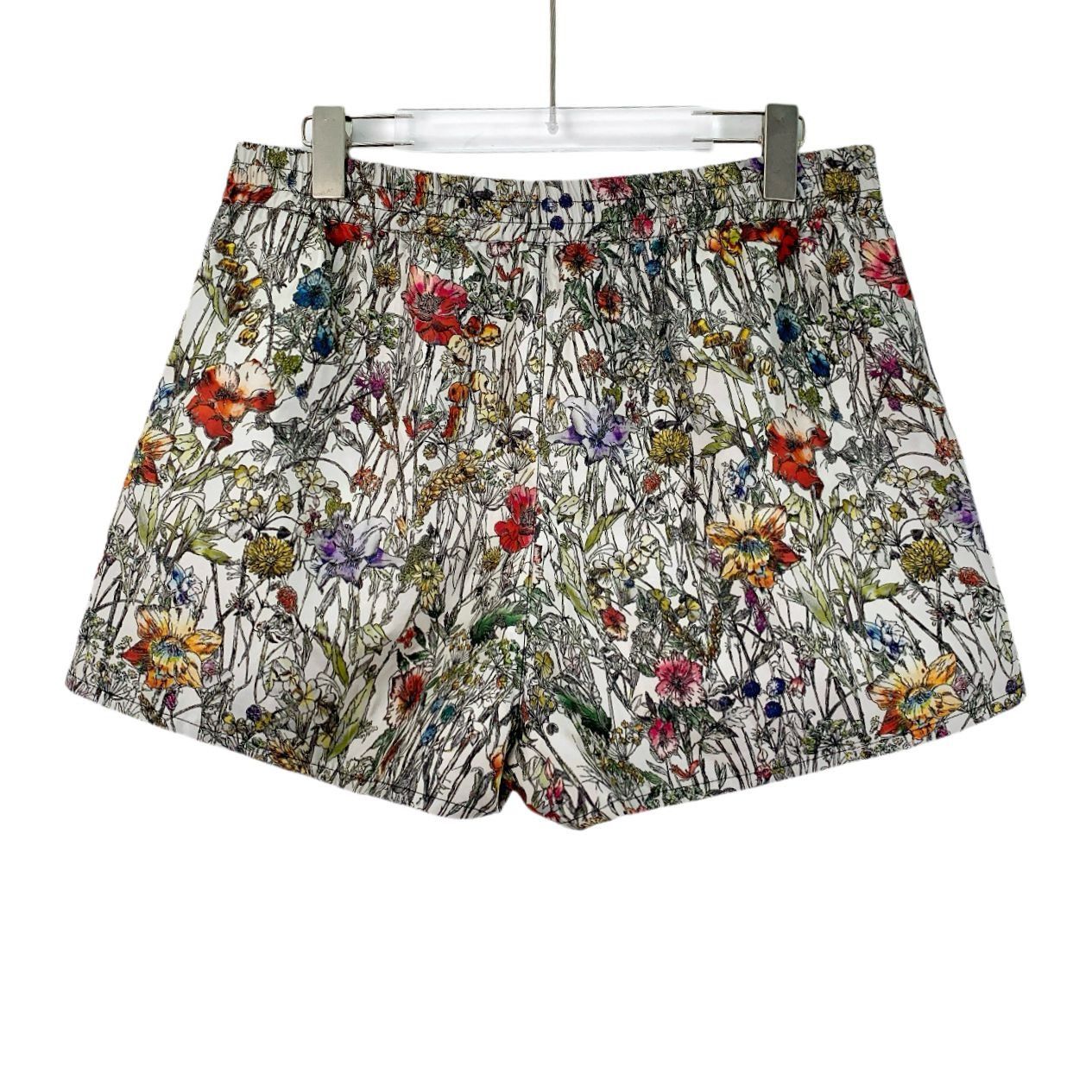 Dior Christian Dior Womens Floral Print Silk-Blend Shorts Size M Size 25" / US 0 / IT 36 - 1 Thumbnail