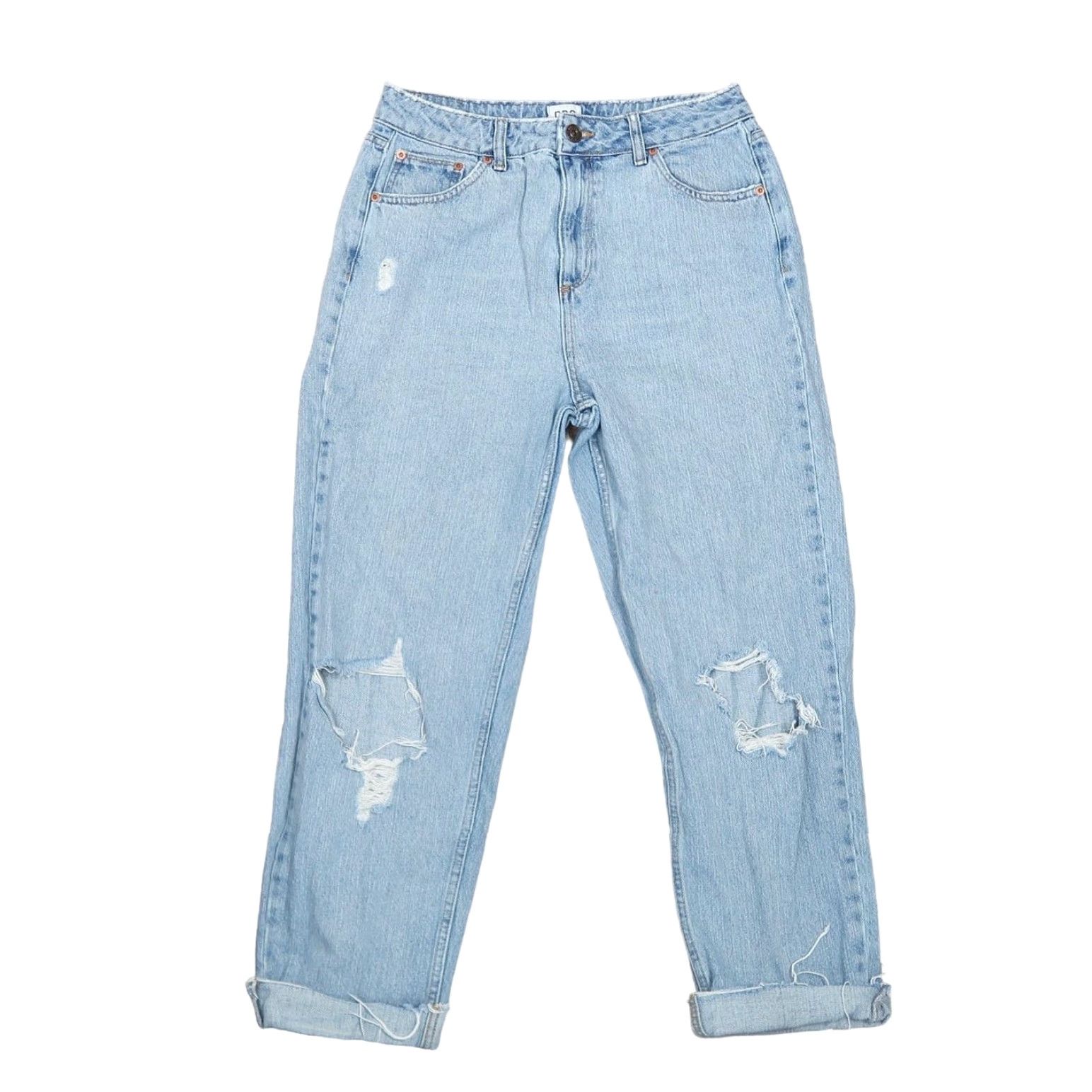 Bdg BDG Urban Outfitters Pax light wash blue denim high rise mom jeans 30 Size 30" / US 8 / IT 44 - 2 Thumbnail