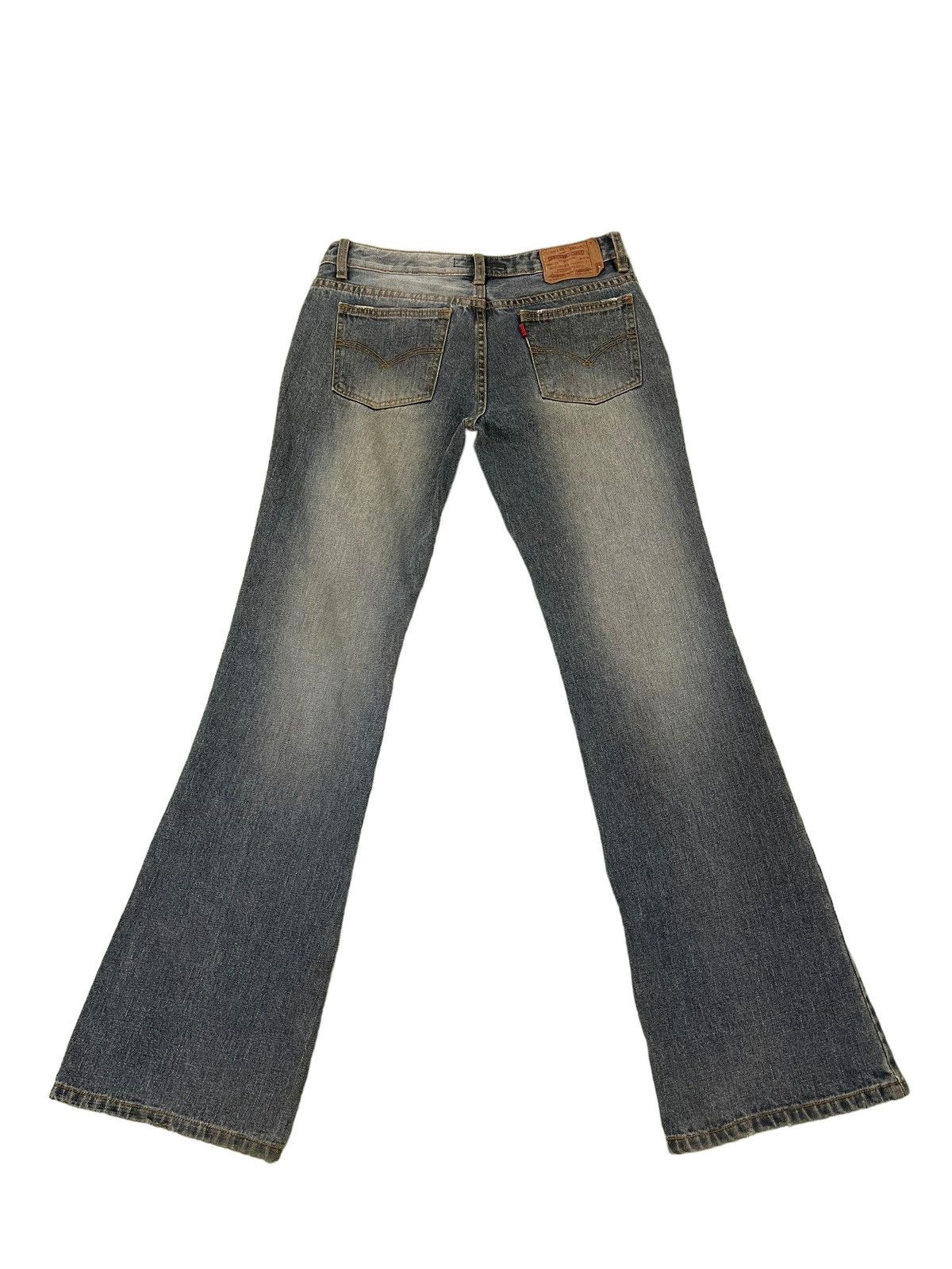 Japanese Brand Flare Jeans G&J Distress Low Rise Boot Cut 8🟦6 Size US 29 - 11 Thumbnail