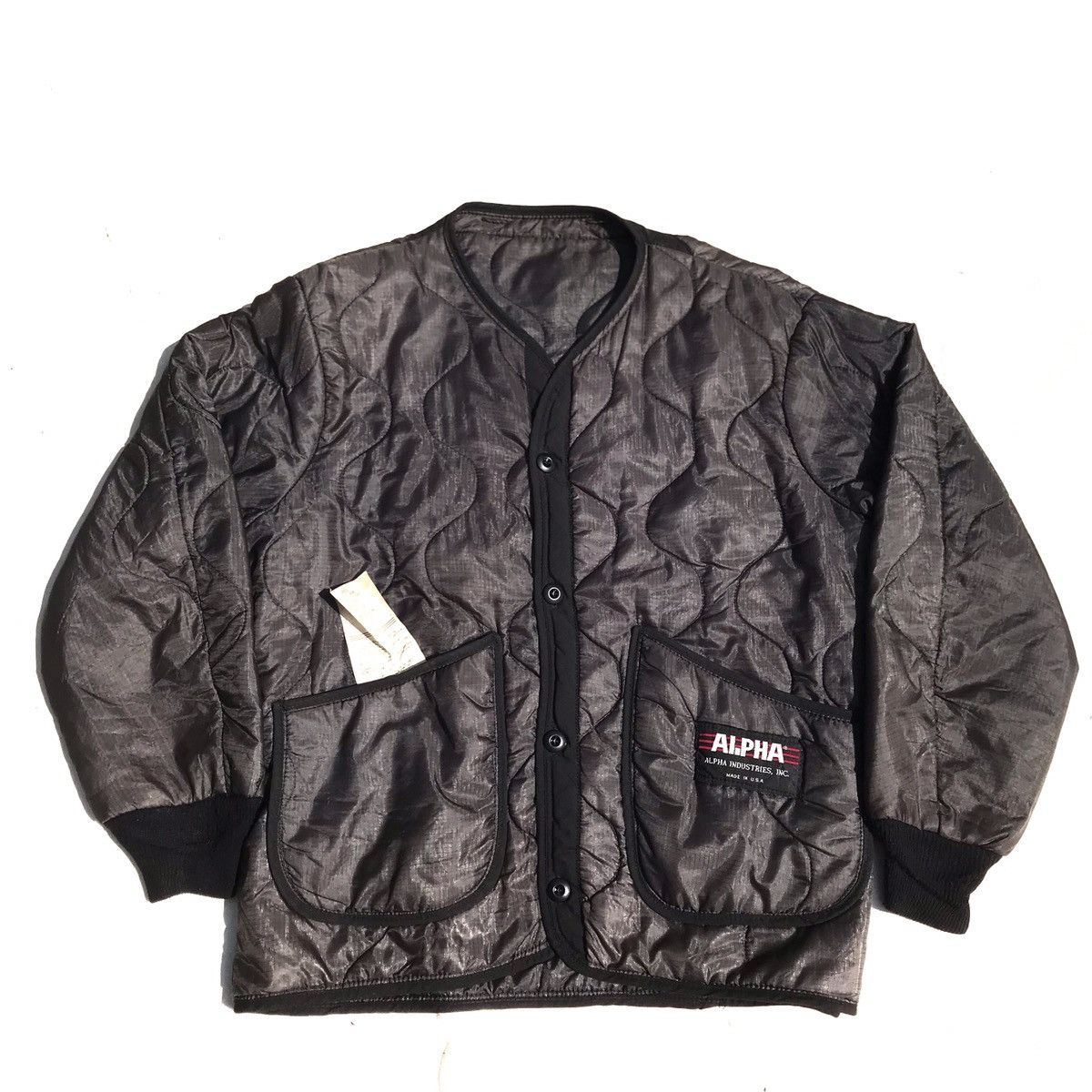 Alpha Industries vintage Alpha Industries Bomber 2way Liner alpha liner syste Size US XL / EU 56 / 4 - 7 Thumbnail
