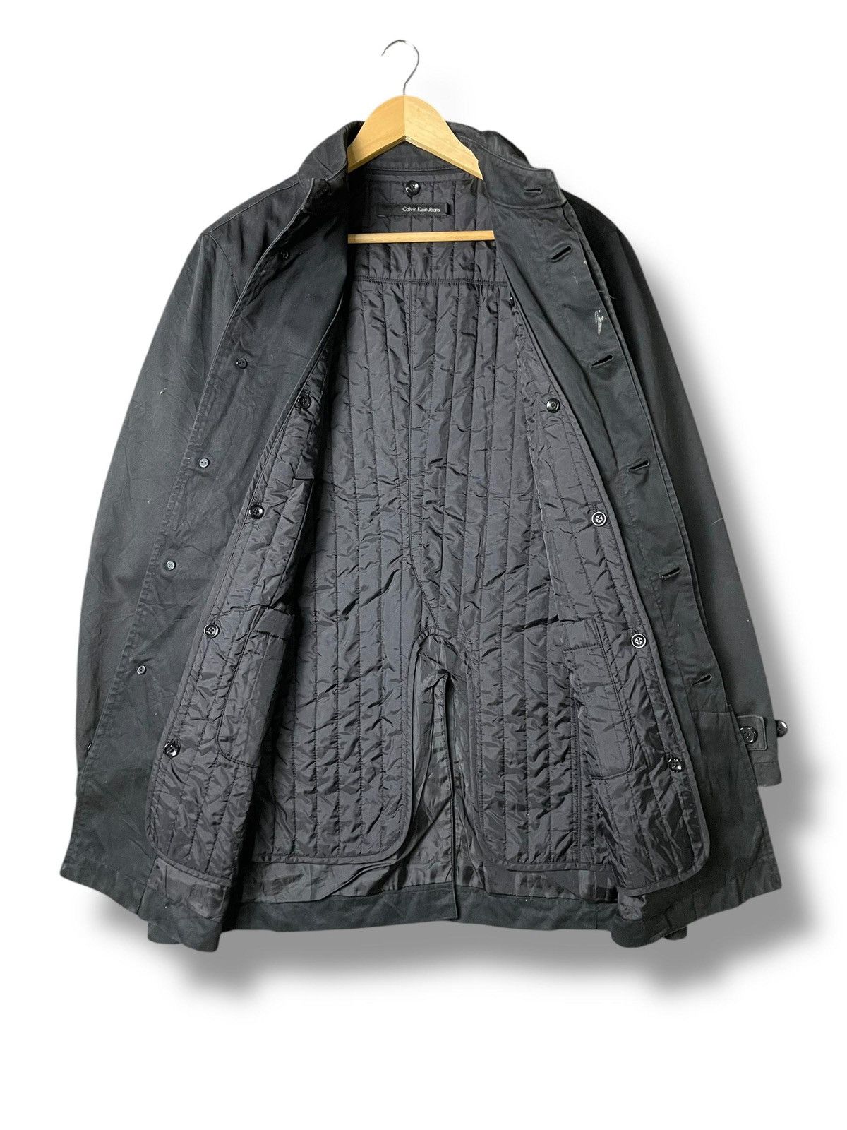 Calvin Klein × Vintage Calvin Klein Hidden Button Jacket (C3) Size US L / EU 52-54 / 3 - 5 Thumbnail