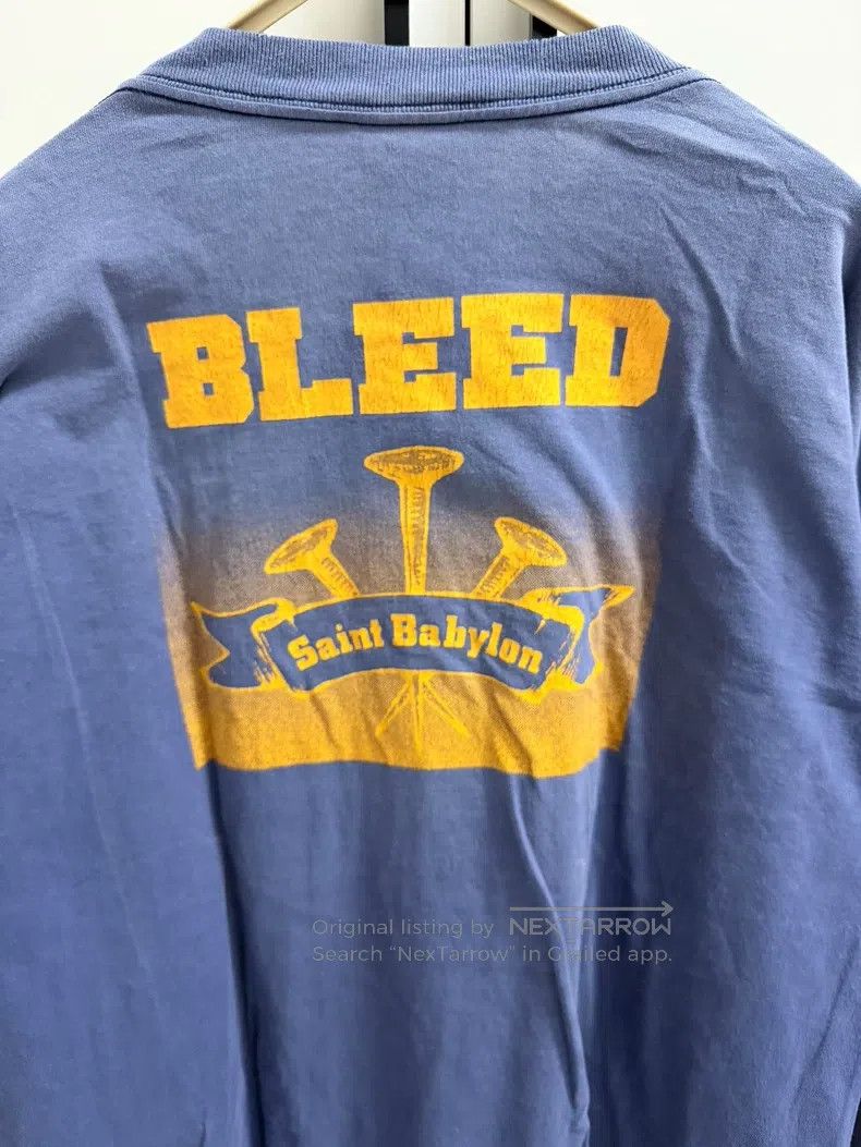 Saint Michael Saint Michael Round Neck Washed Long Sleeve Size US XL / EU 56 / 4 - 6 Thumbnail