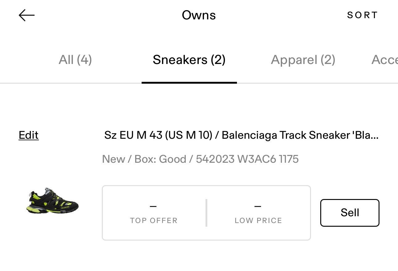 Balenciaga Balenciaga Track Sneaker ‘ Black Yellow’ Size US 10 / EU 43 - 7 Thumbnail