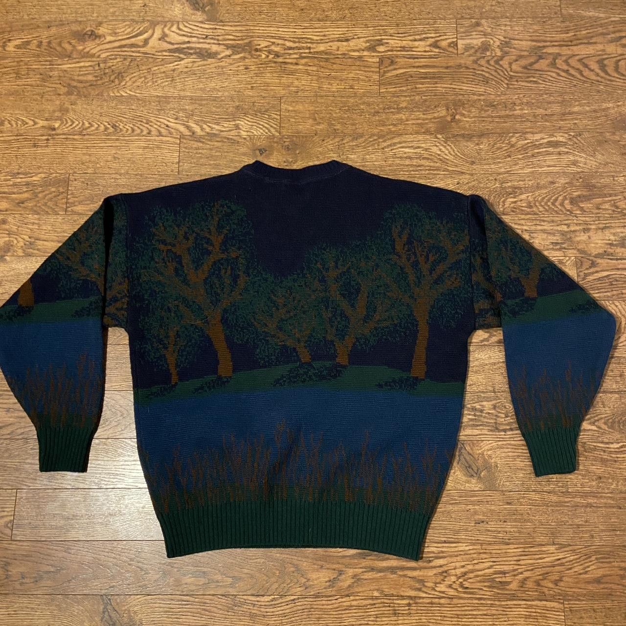 Pendleton × Vintage Pendleton Sweater Awesome Pattern with Embroidered Birds. Size US XL / EU 56 / 4 - 3 Thumbnail