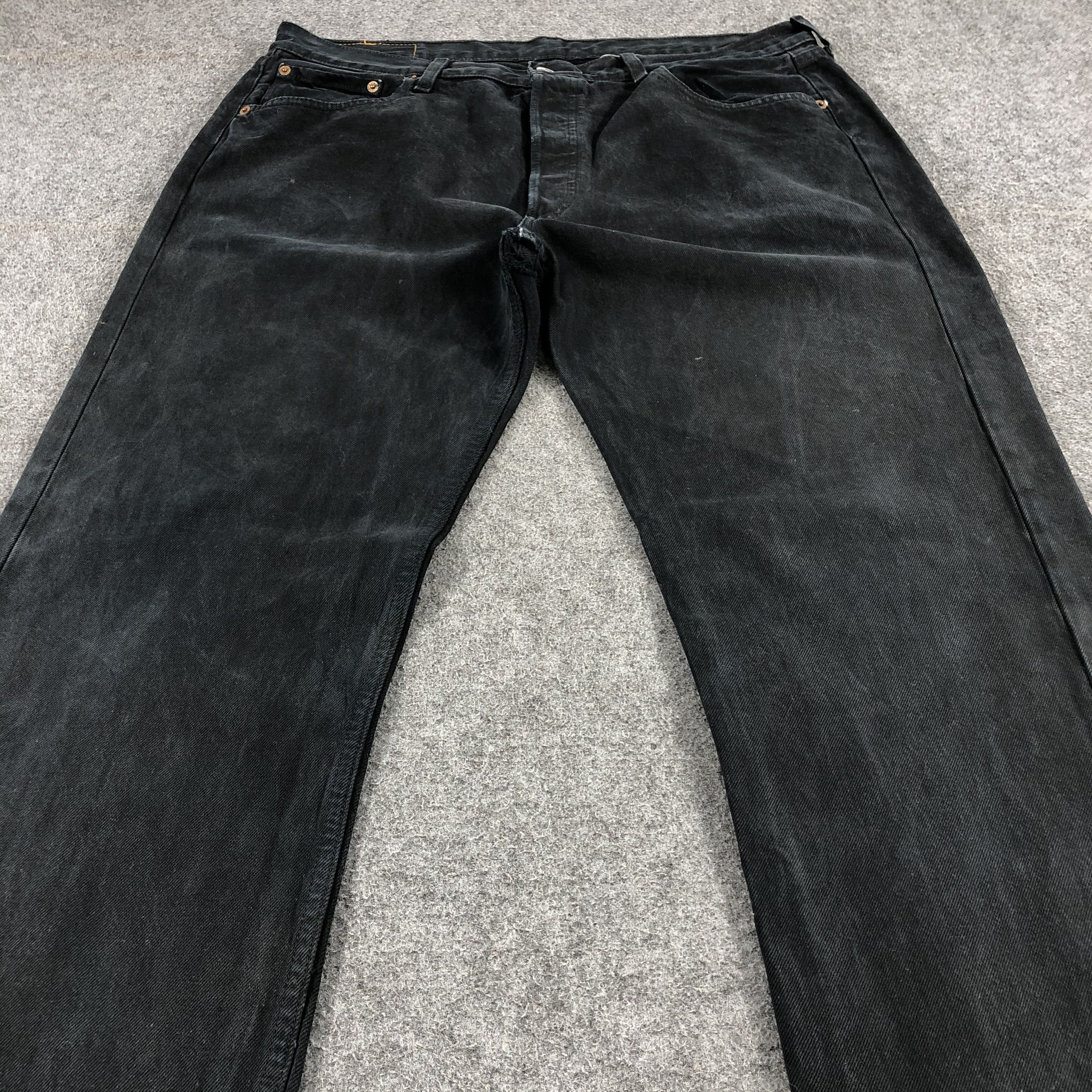 Levi's × Vintage Vintage 90s Distress Levis 501 Jeans-JM1669 Size US 36 / EU 52 - 3 Thumbnail