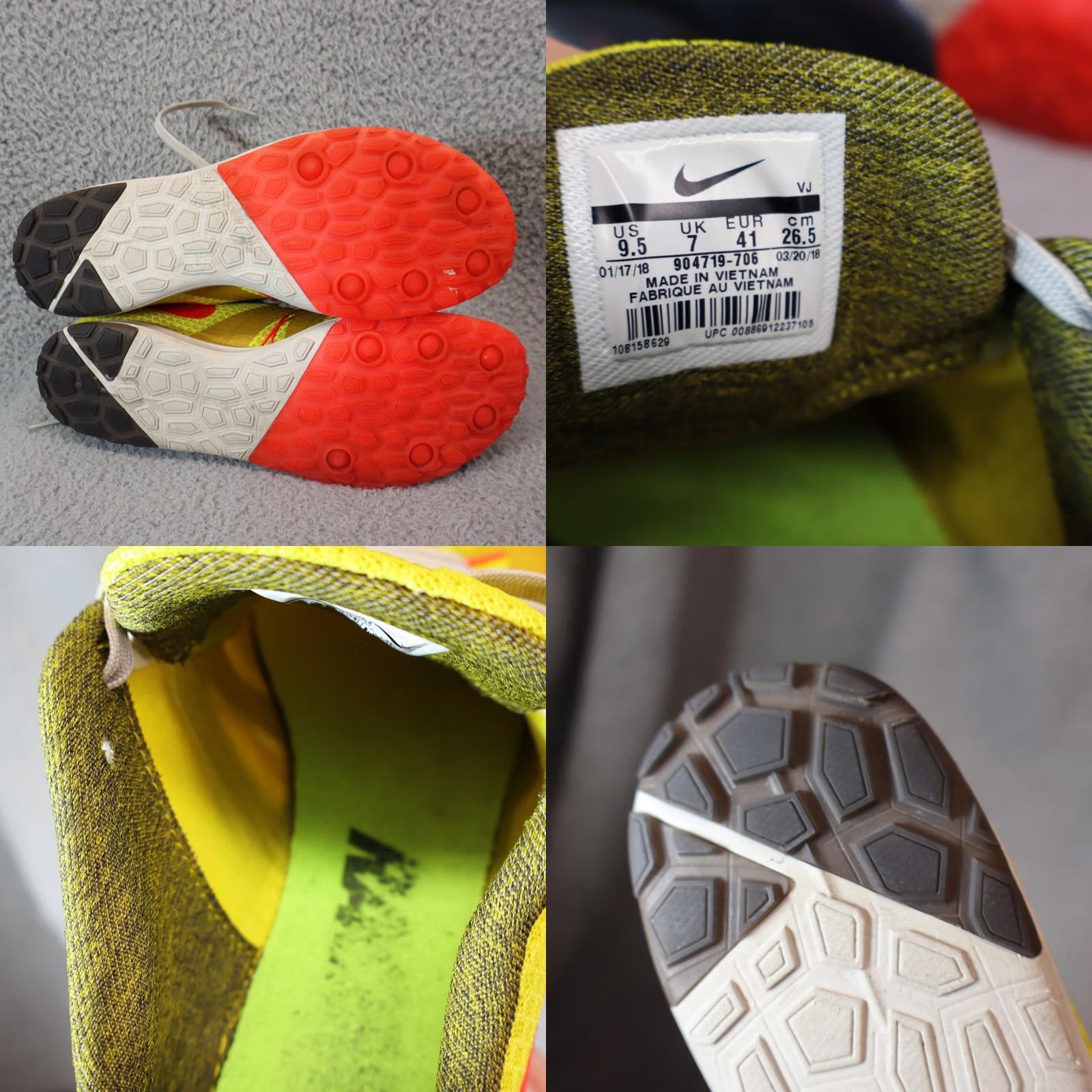 Nike Nike Zoom Rival Waffle Running Shoe Womens 9.5 Bright Citron Gym Size US 10 / IT 40 - 8 Thumbnail