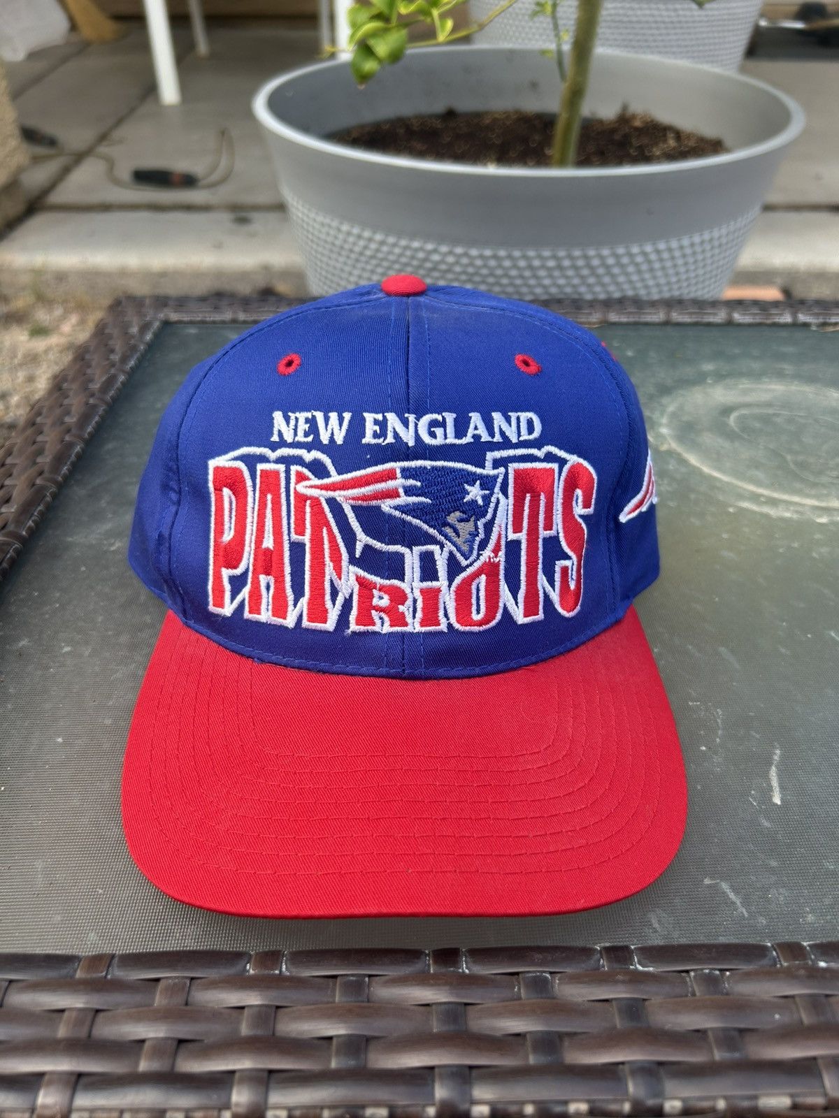 NFL × Vintage Vintage New England Patriots Team NFL SnapBack Hat Size ONE SIZE - 1 Thumbnail