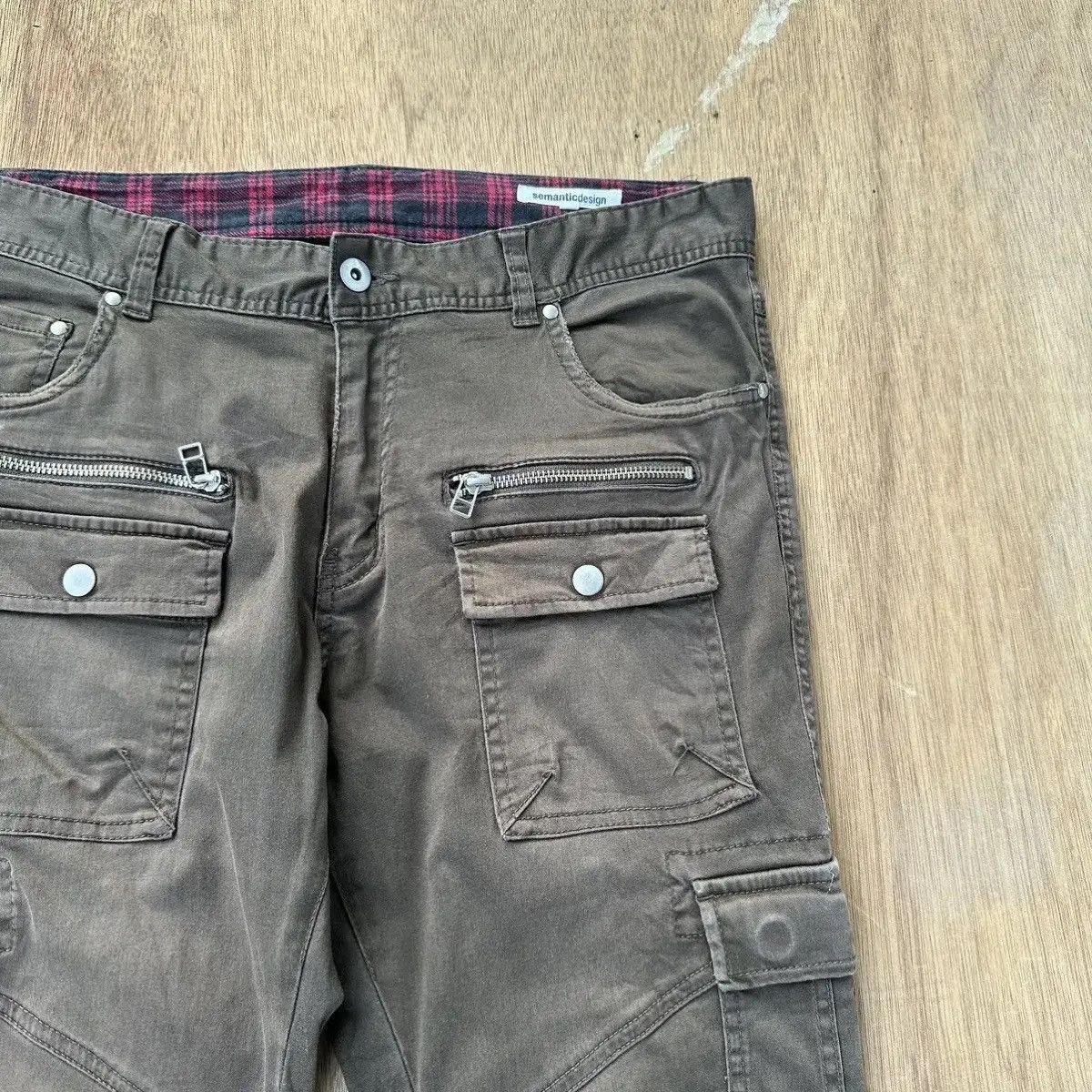 14th Addiction SEMATIC DESIGN JAPANESE MULTIPOCKET BONDAGE VERY RARE PANTS Size US 32 / EU 48 - 4 Thumbnail