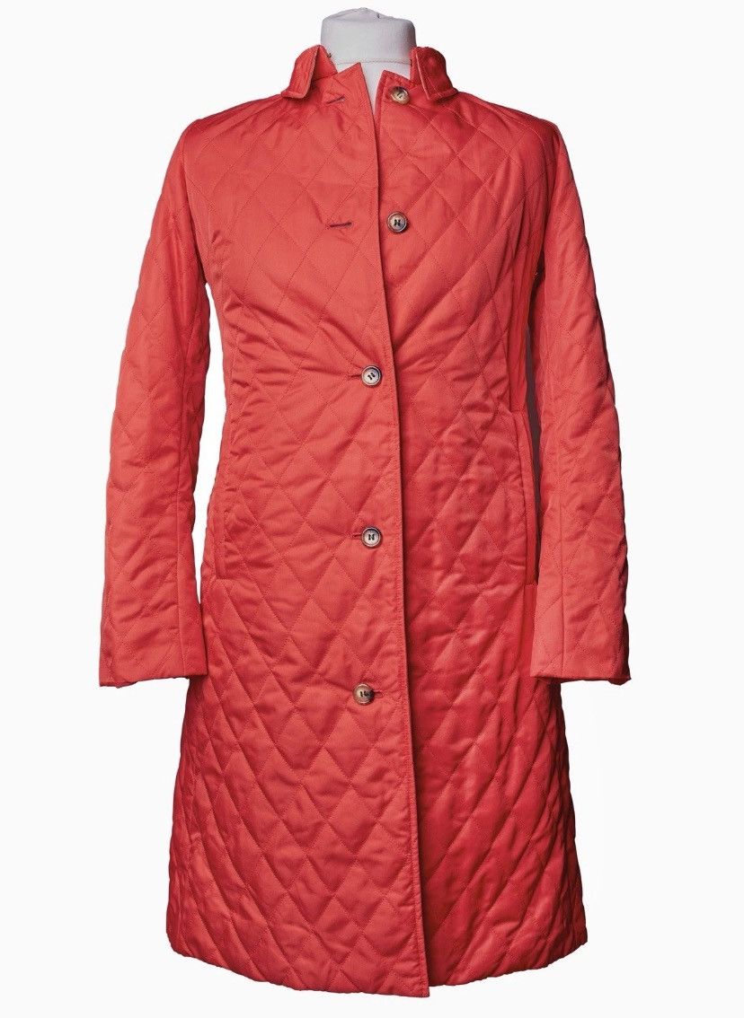 Burberry BURBERRY LONDON LONG QUILTED NOVA CHECK JACKET COAT SIZE S Size S / US 4 / IT 40 - 1 Thumbnail