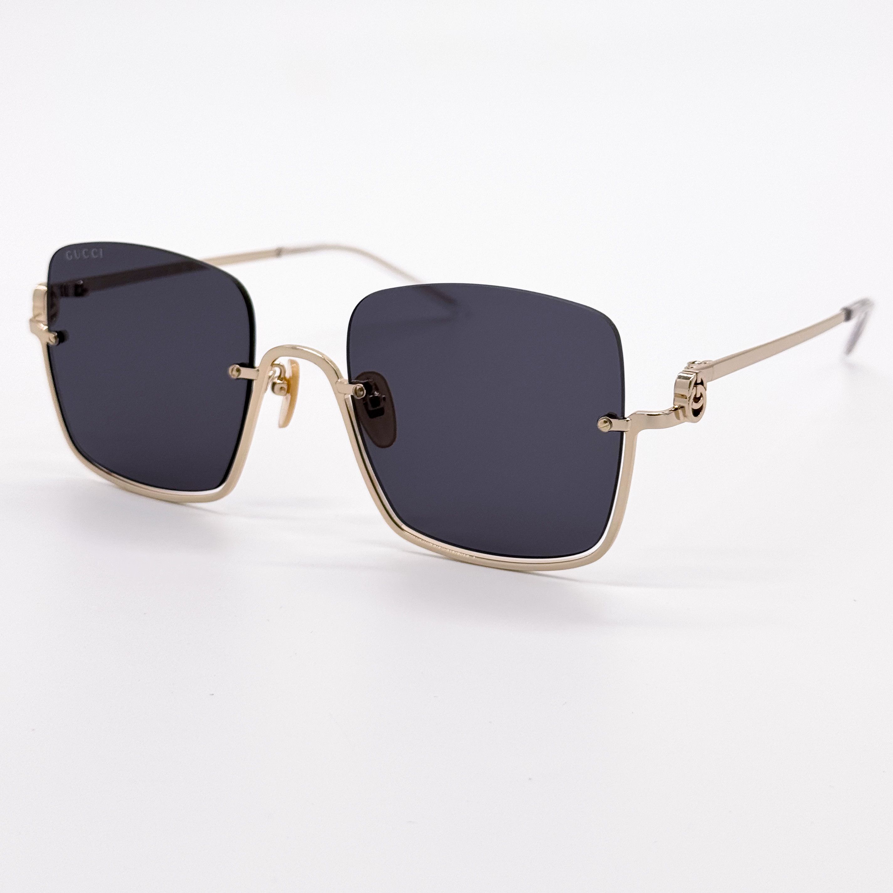 Gucci NEW GUCCI GG1279S 001 GOLD/GREY WOMEN SUNGLASSES GUCCI Size ONE SIZE - 2 Thumbnail