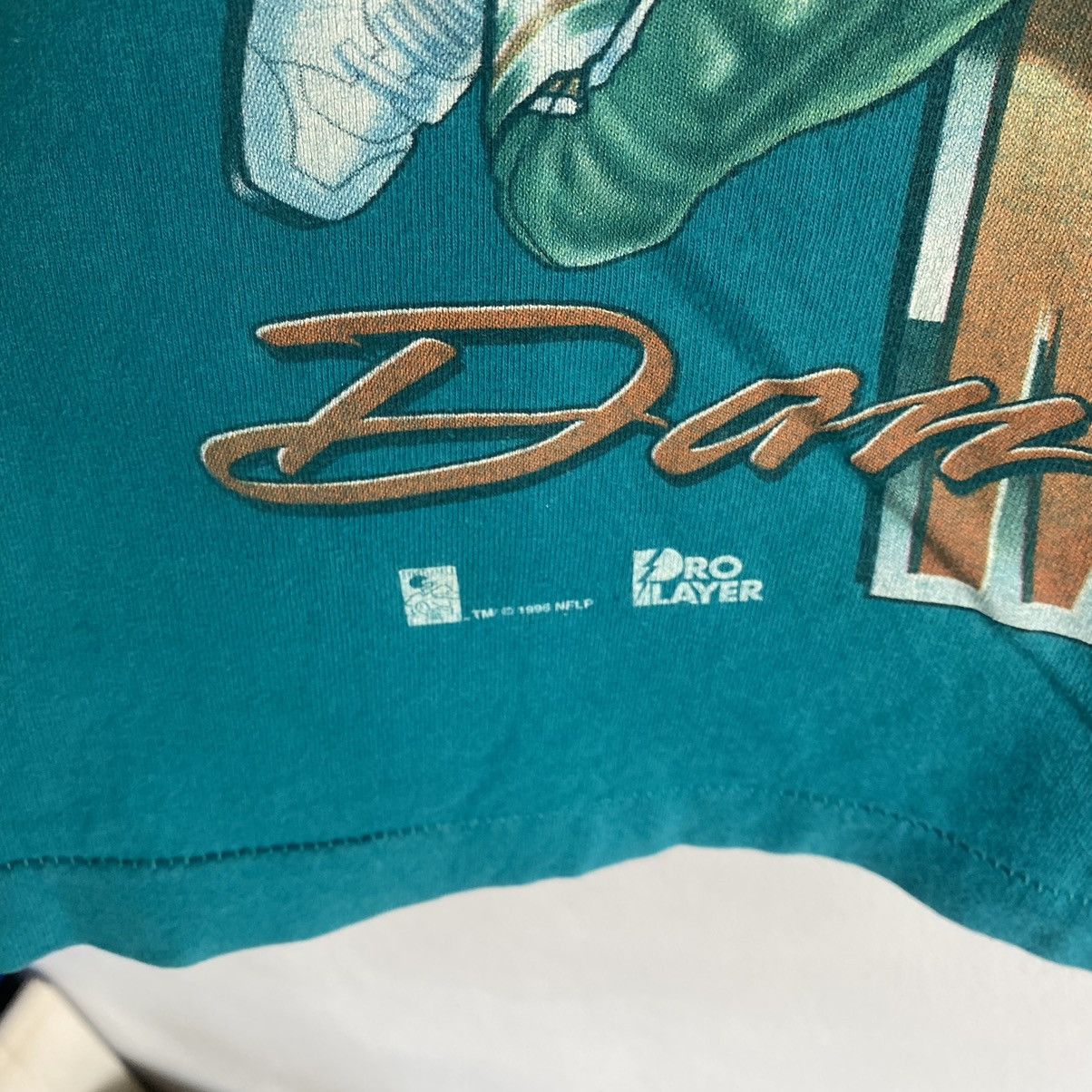 NFL × Pro Player × Vintage Vintage Pro Player Don Mapino Miami Dolphin Big Print Size US L / EU 52-54 / 3 - 3 Thumbnail