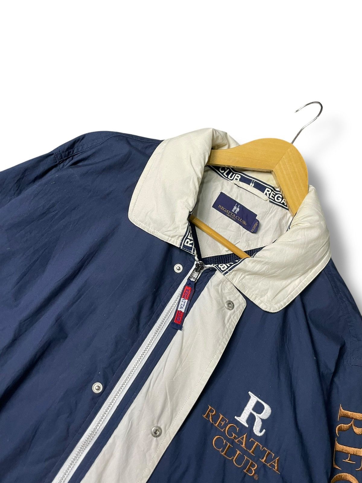 Japanese Brand × Vintage Vintage Regatta Club Button&Zip Jacket (67) Size US M / EU 48-50 / 2 - 6 Thumbnail