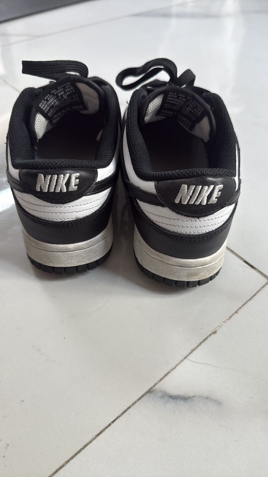 Nike Nike Dunk Low Retro black and white panda Size US 6.5 / IT 36.5 - 3 Thumbnail
