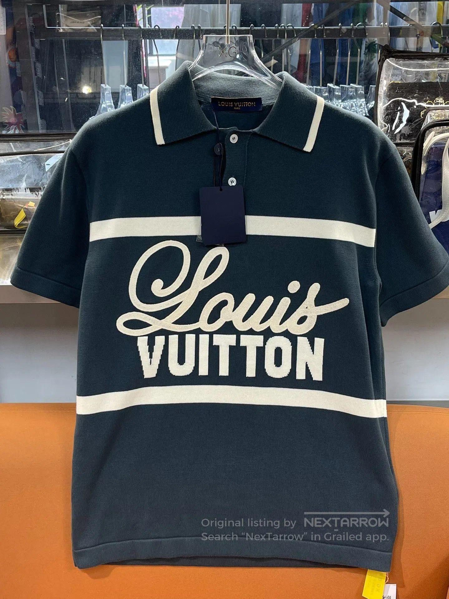 Louis Vuitton Louis Vuitton FW22 Letter Print Polo Shirt. Size US S / EU 44-46 / 1 - 1 Thumbnail