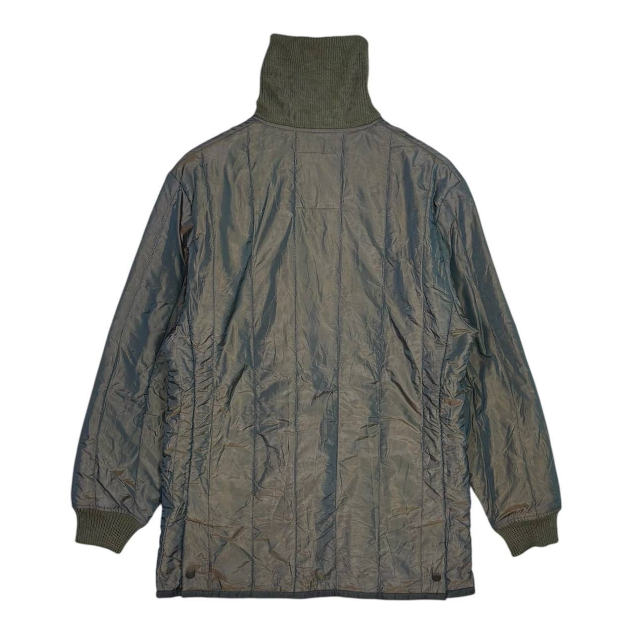 Japanese Brand Avant Garde Blue Work Harajuku Army Green Quilted Jacket Size US L / EU 52-54 / 3 - 2 Thumbnail