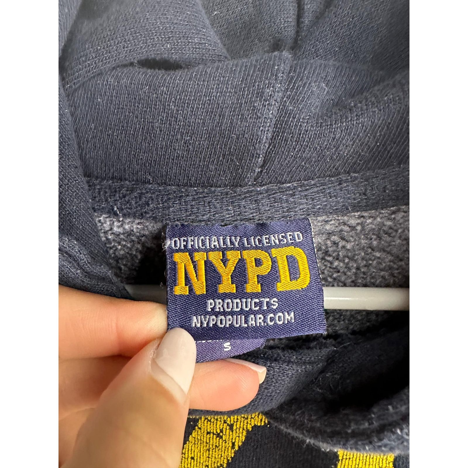 Other NYPD New York City Police Dept. Hoodie Black Men's S Size US S / EU 44-46 / 1 - 2 Thumbnail