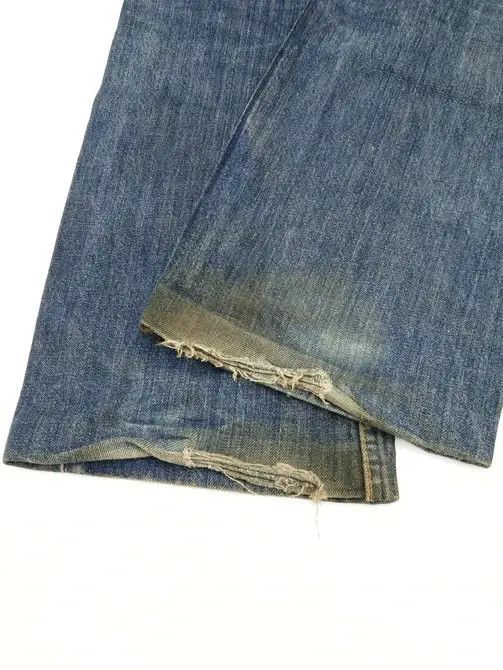 Levi's × Vintage Vintage Levis 501 Straight Leg Distressed Jeans 34x31 Size US 32 / EU 48 - 3 Thumbnail