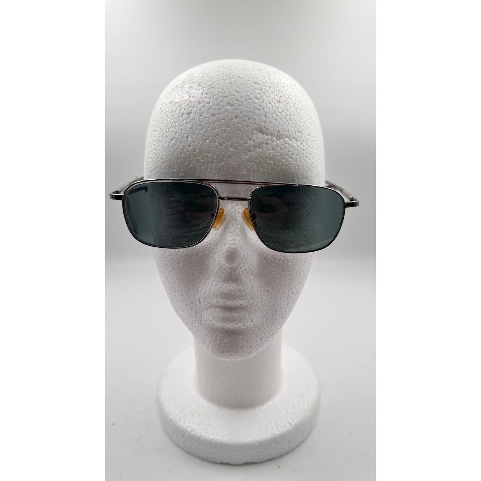 Other Vtg Firenza Silver Gray Metal Pilot Sunglasses FRAMES ONLY Size ONE SIZE - 1 Thumbnail