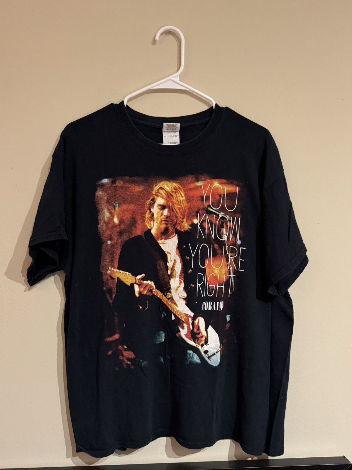 Nirvana Vintage Kurt Cobain Nirvana You Know You're Right T Shirt Size US L / EU 52-54 / 3 - 1 Thumbnail