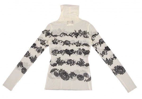 Jean Paul Gaultier Jean Paul Gaultier Lace turtleneck gauze clothing Size US M / EU 48-50 / 2 - 1 Thumbnail