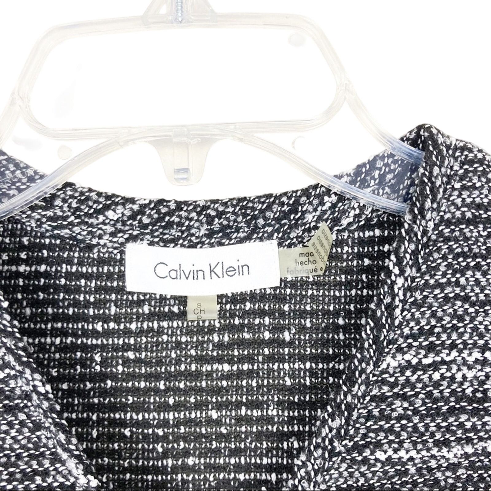Calvin Klein Calvin Klein Gray White Layered Popover Blouse Sz S Size S / US 4 / IT 40 - 2 Thumbnail