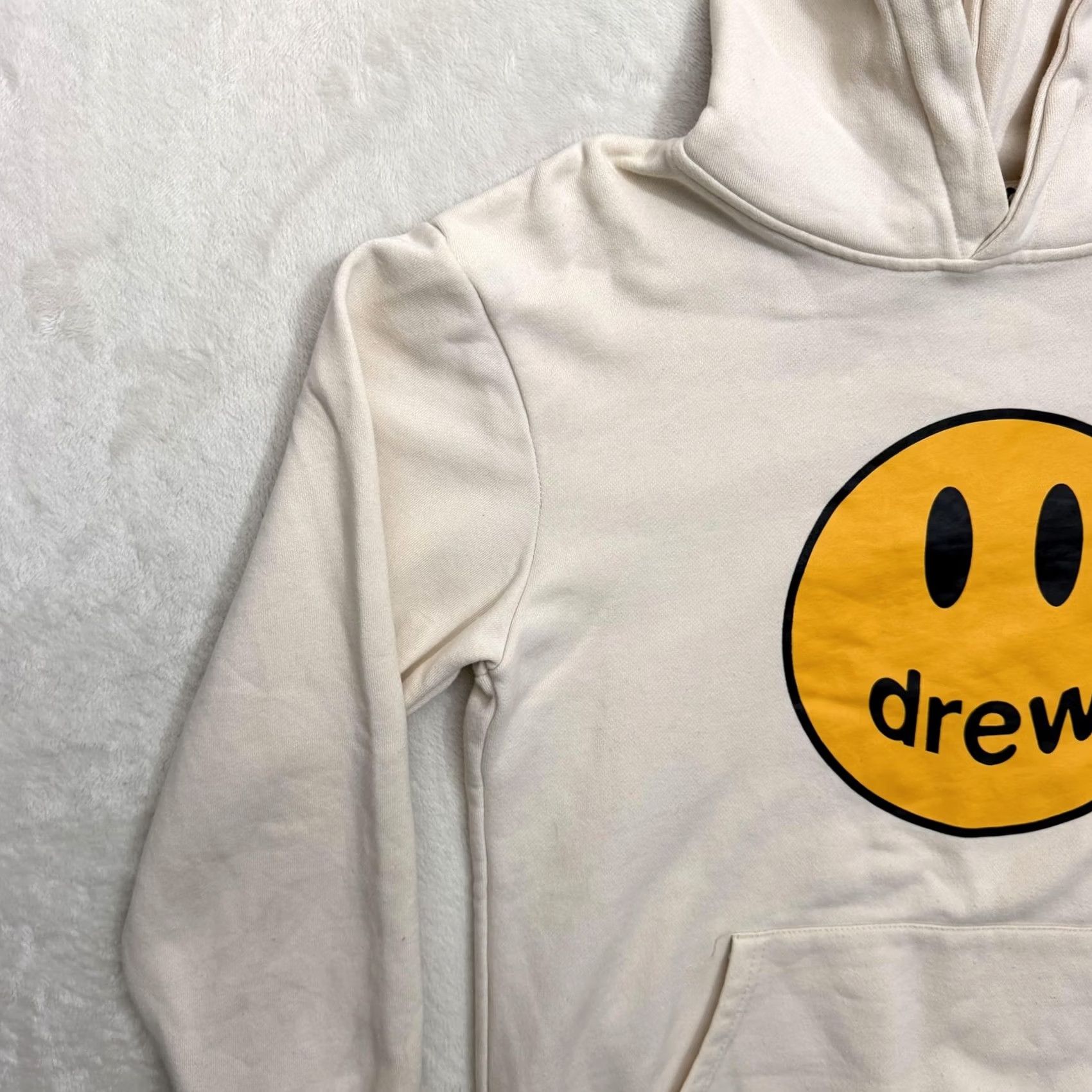 Drew House Drew House Hoodie Mens M White Graphic Print Pullover Crew Neck Long Sleeve Fleece Pocketed Size US M / EU 48-50 / 2 - 7 Thumbnail
