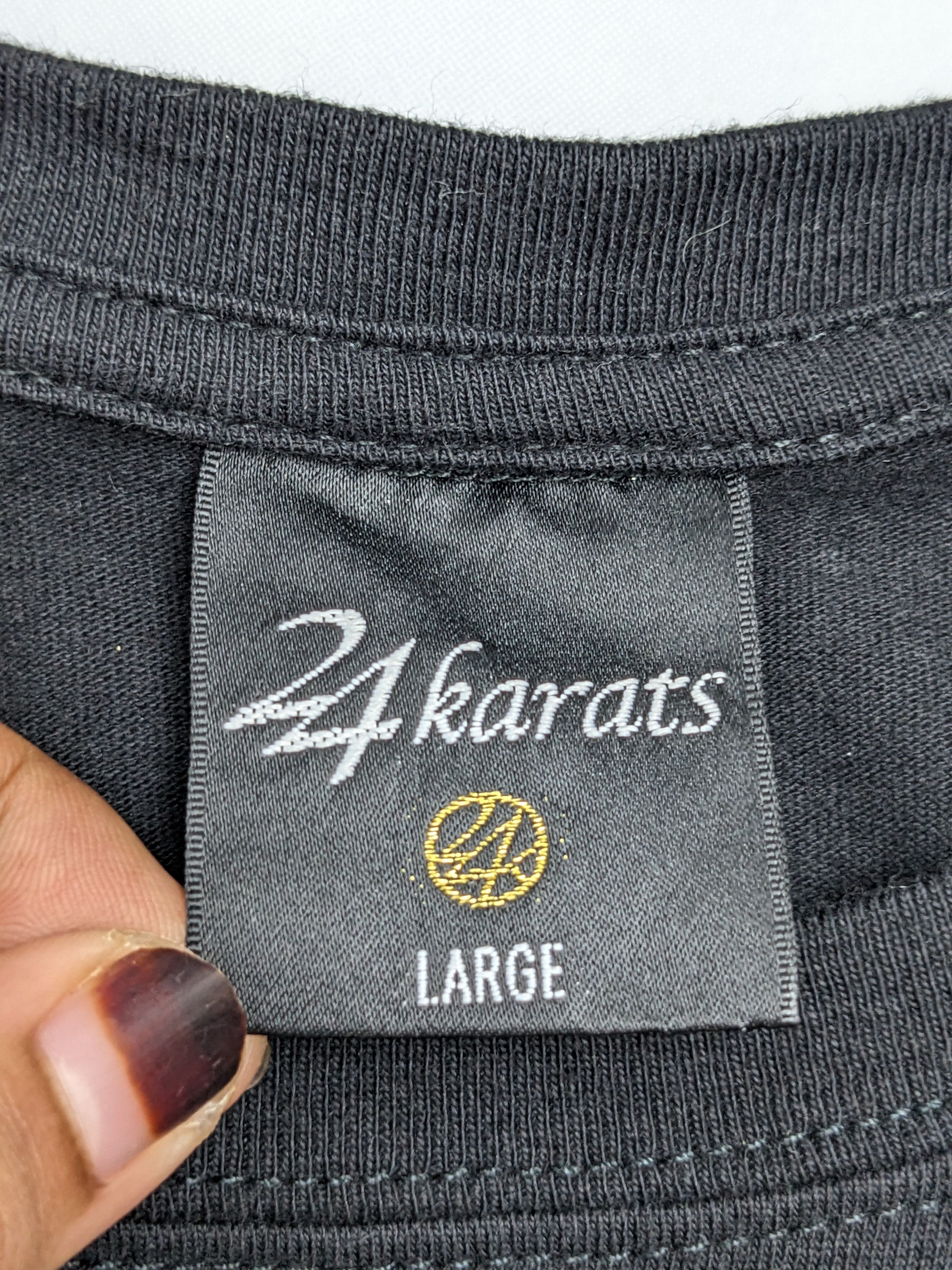 JAPANESE DESIGNER 24 KARATS BIG LOGO