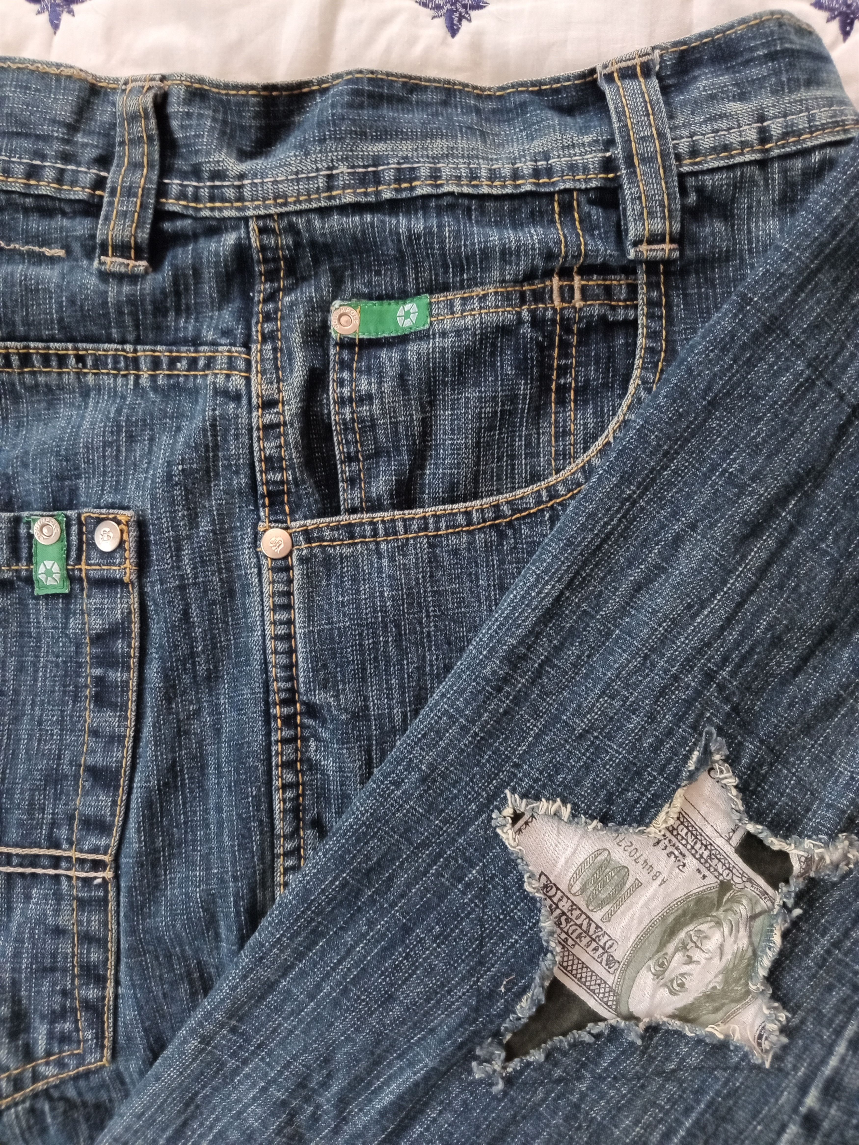 JNCO × Southpole ⚡️SOUTHPOLE⚡️ Custom Baggy Jeans Size US 34 / EU 50 - 7 Thumbnail