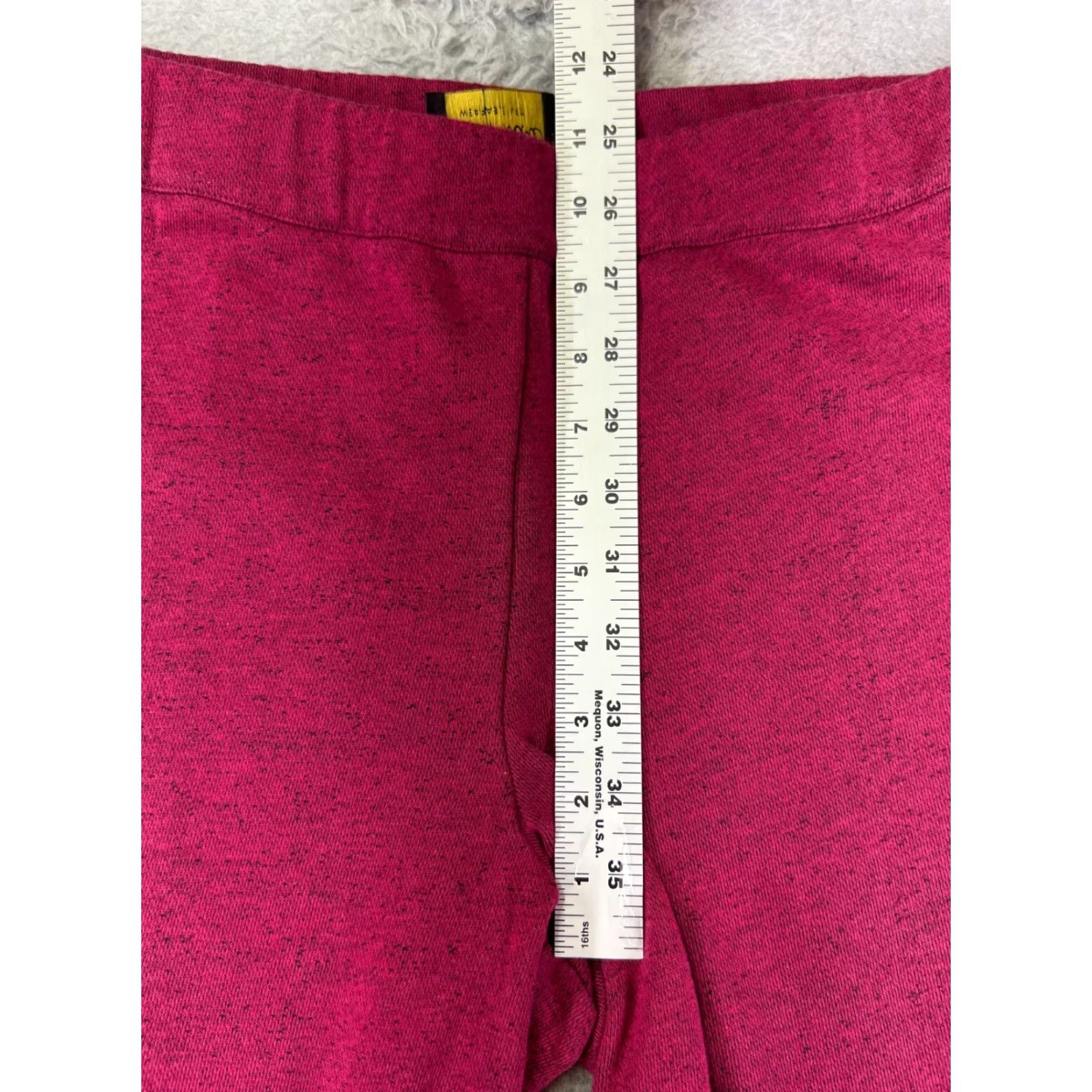 Bob Mackie Bob Mackie Pants Women's Regular Cropped Casual Cotton Blend Red 36x25 Knit Pleated Straight Rise Mid Inseam 25 in USA, American, Classic, Vintage No Size M / US 6-8 / IT 42-44 - 7 Thumbnail