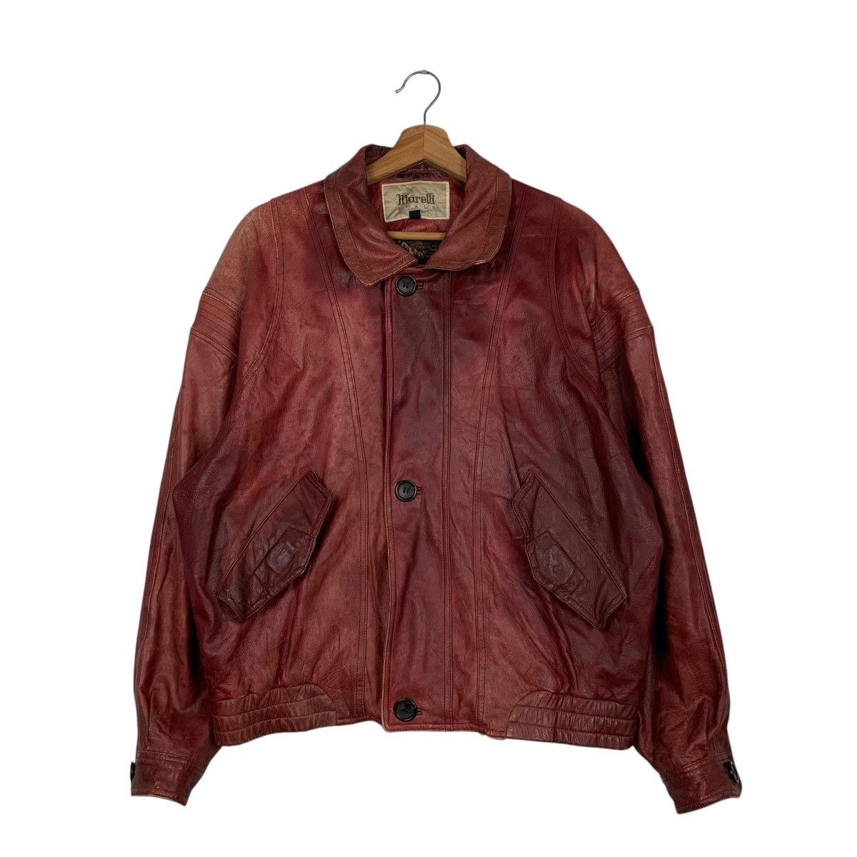 Other Marelli Italy Leather Jacket Size US M / EU 48-50 / 2 - 1 Thumbnail