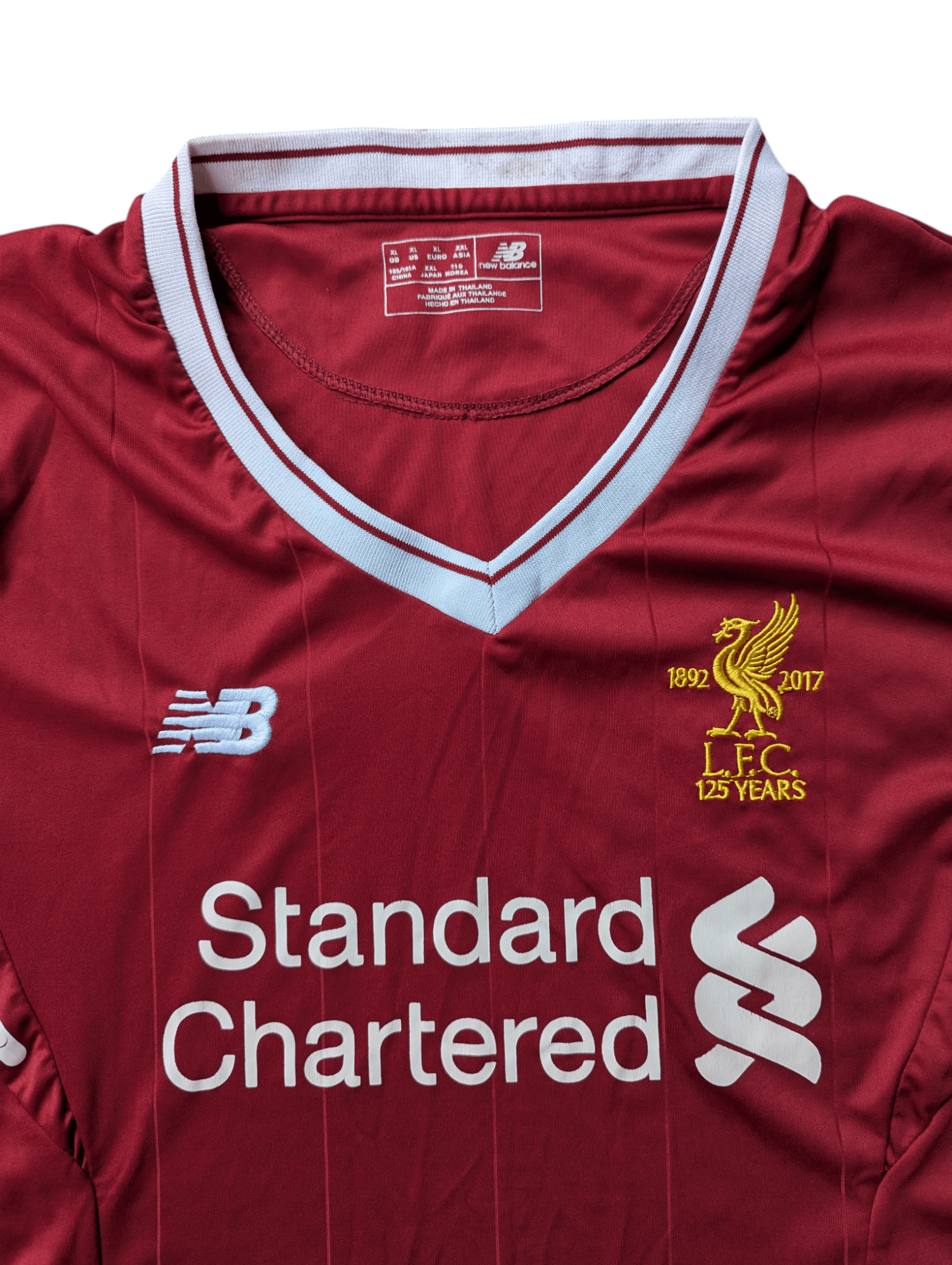 Other New Balance Liverpool 2017/18 Home Football Shirt Jersey Size US S / EU 44-46 / 1 - 2 Thumbnail