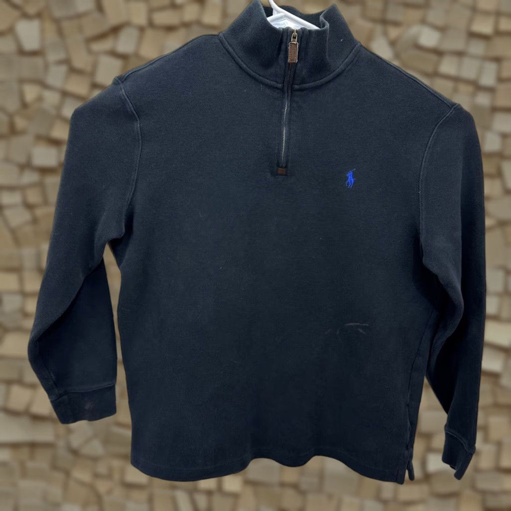 Polo Ralph Lauren Polo Ralph Lauren Sweater Mens Large Black Little Pony 1/4 Zip Pullover FLAW Size US L / EU 52-54 / 3 - 1 Thumbnail
