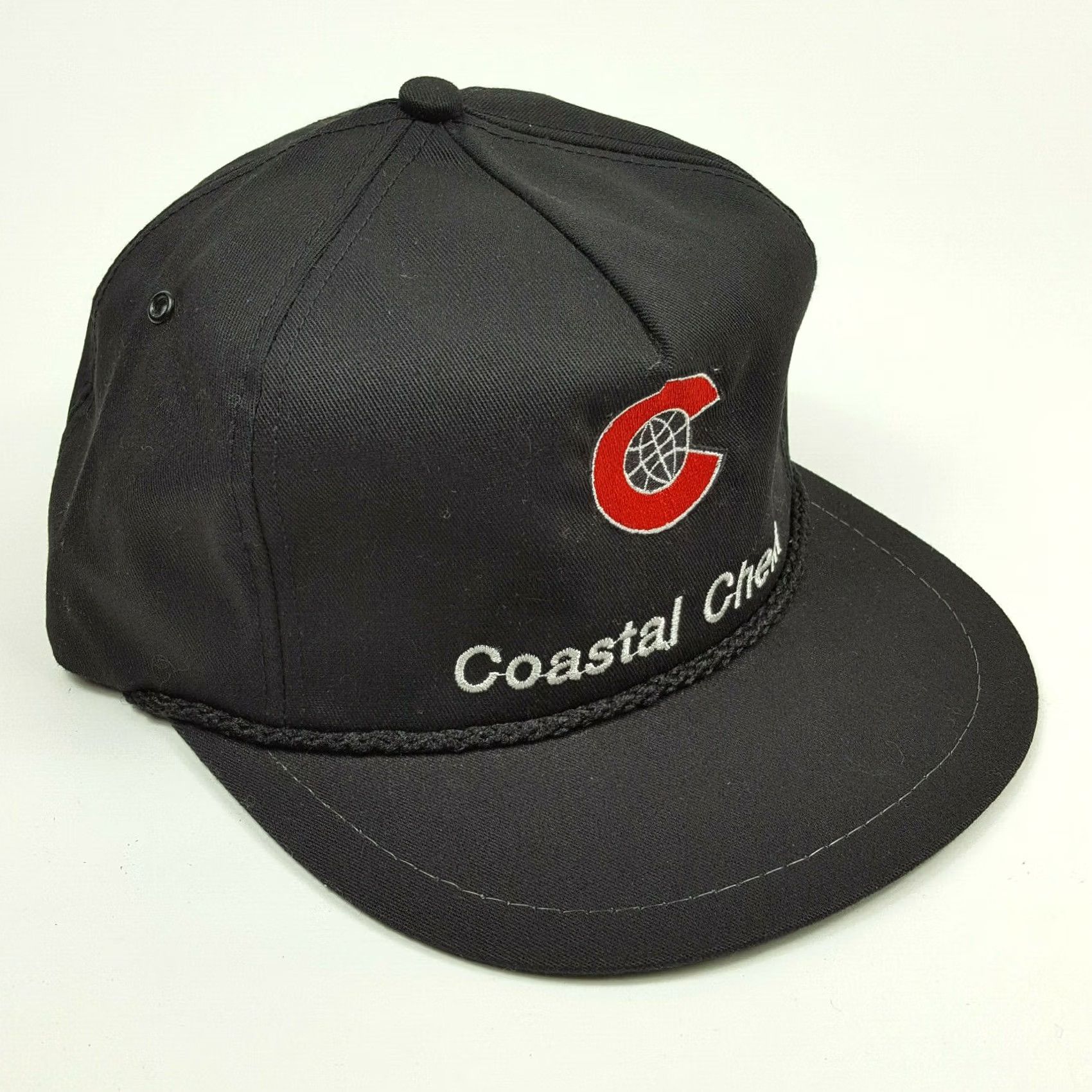 J Brand VINTAGE K-Brand Coastal Chem Trucker Hat Cap Men's Adjustable Black Vintage USA Made Size ONE SIZE - 4 Thumbnail