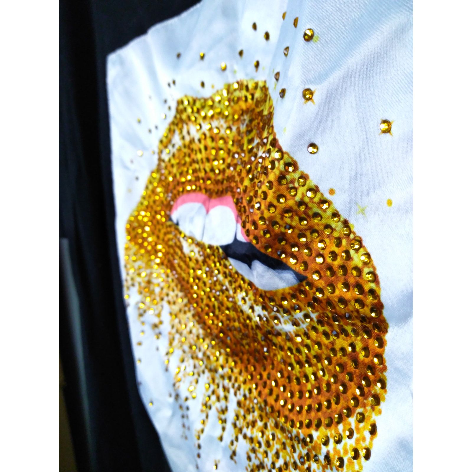 Other Love J Gold Lips Top Size 3XL / US 20-22 - 3 Thumbnail