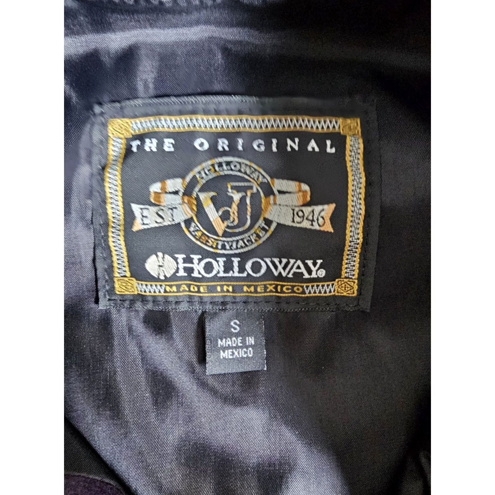 Holloway VINTAGE Holloway The Original Varsity Jacket Purple Yellow Wool & Leather Mens Sz S Size US S / EU 44-46 / 1 - 4 Thumbnail