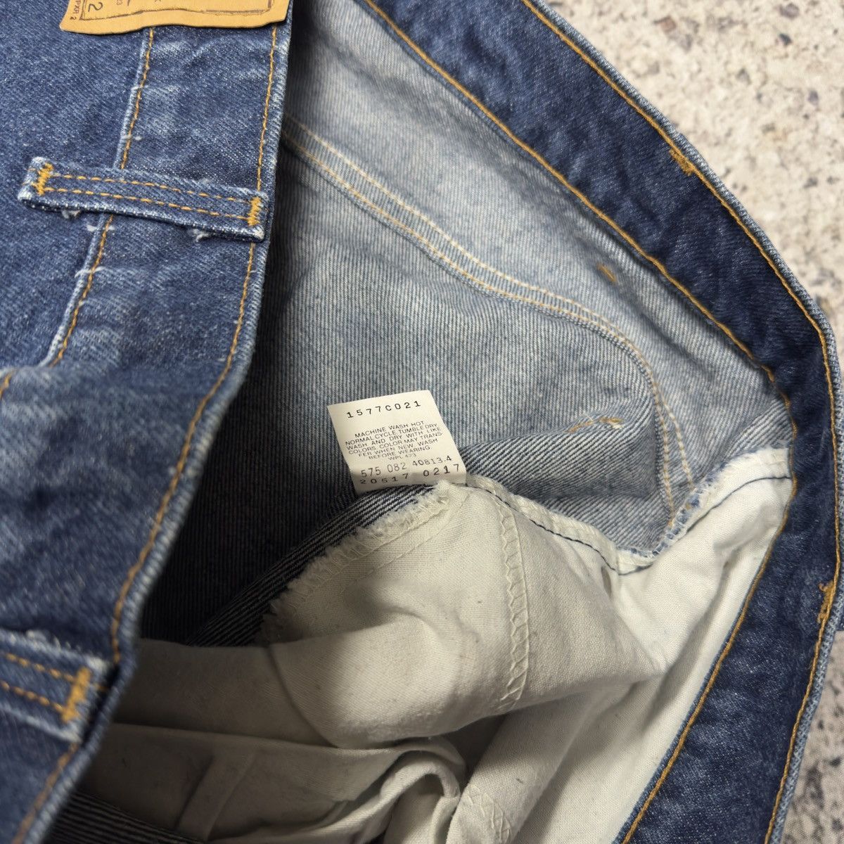 Levi's 80s Levi’s 517 Bootcut Flare Denim Jeans ERD Grunge Chrome Size US 40 / EU 56 - 5 Thumbnail