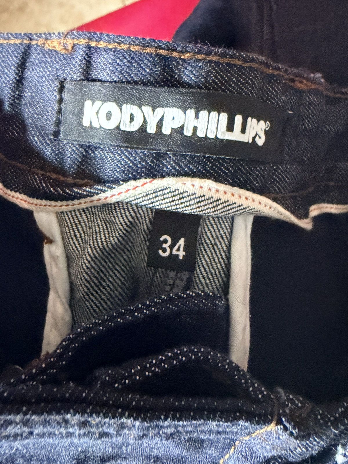 Kody Phillips RIP VAN KODY DENIM CHICKEN sz 34 Size US 34 / EU 50 - 3 Thumbnail