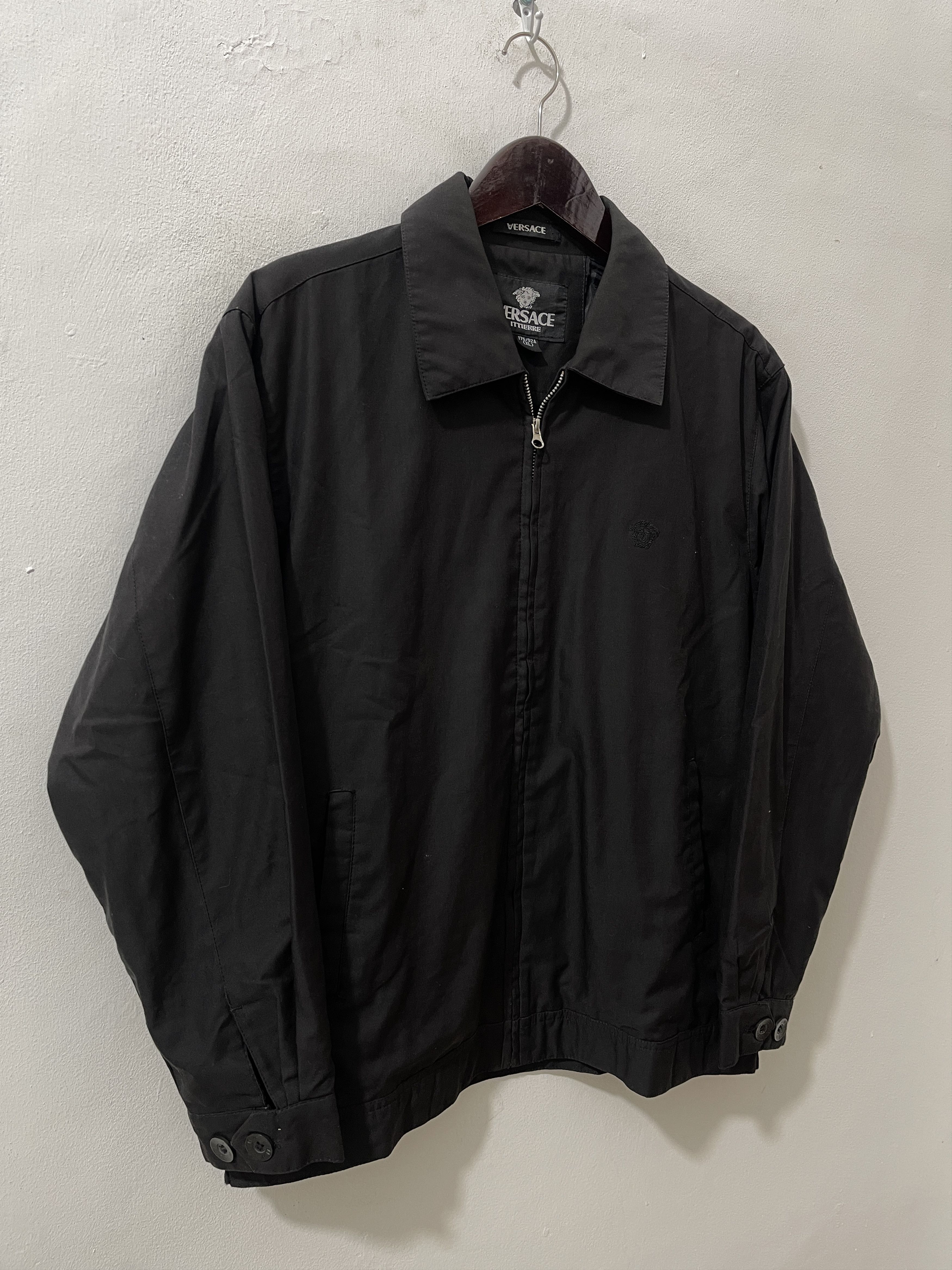 Versace Vintage Versace Ittiere Black Jacket Size US XL / EU 56 / 4 - 3 Thumbnail