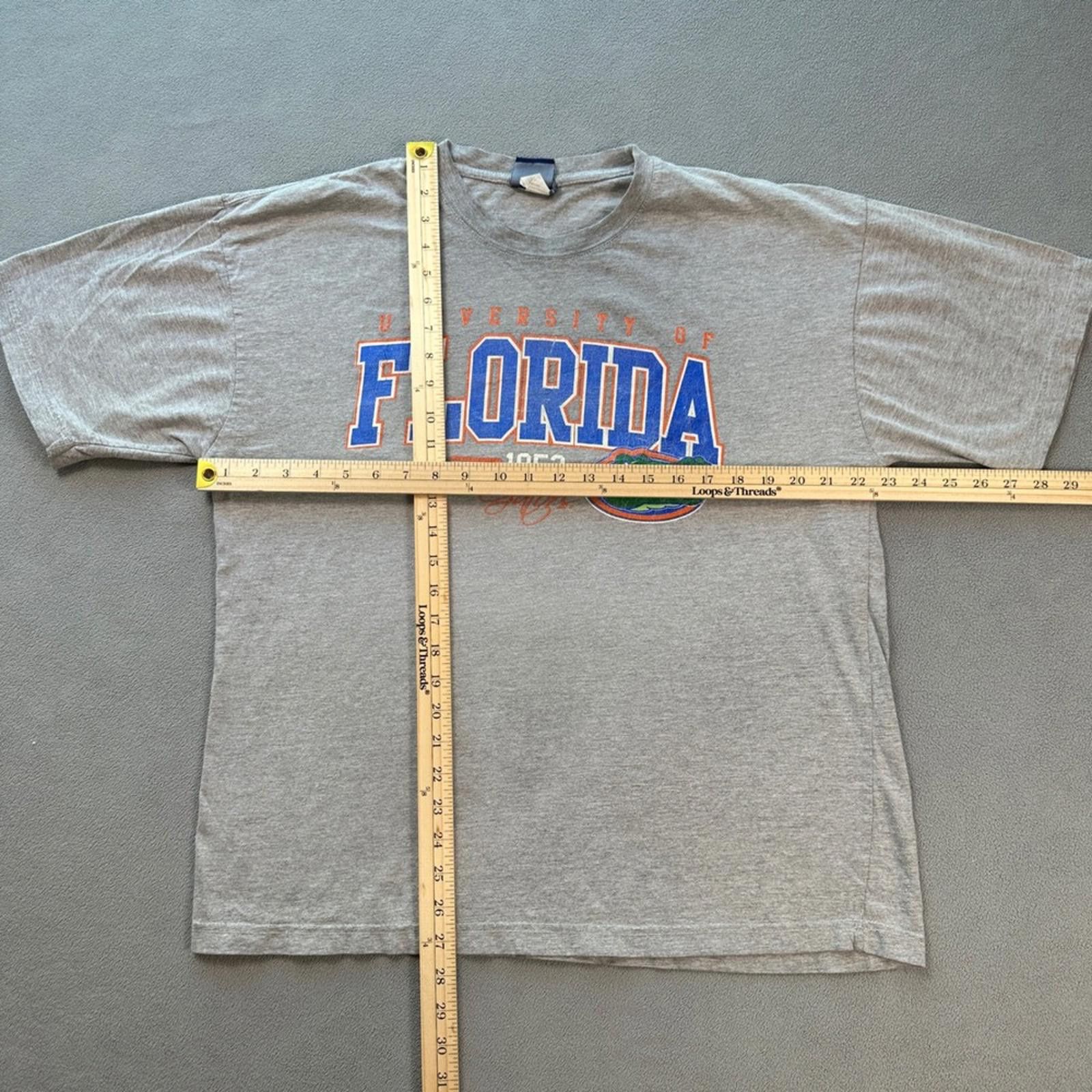 Other Vintage University of Florida Gators T Shirt Mens XL Grey Size US XL / EU 56 / 4 - 3 Thumbnail