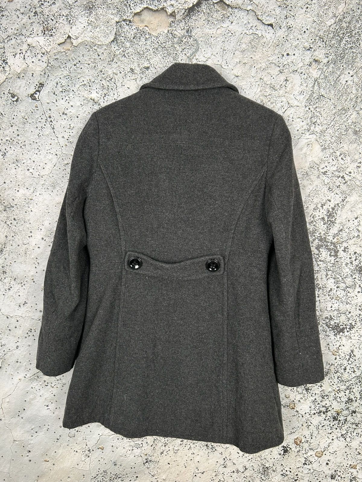 Vintage Vintage Wool Grey Coat Avant Garde Japanese Alternative Size US L / EU 52-54 / 3 - 4 Thumbnail