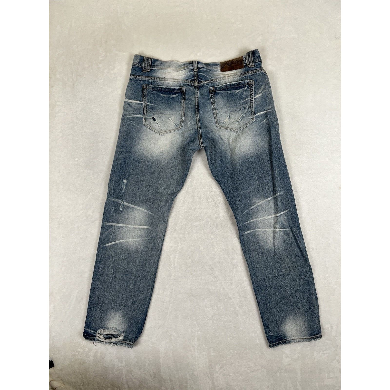 AKOO Akoo Denim Jeans Mens Size 38x34 Patchwork Y2K Size US 38 / EU 54 - 9 Thumbnail