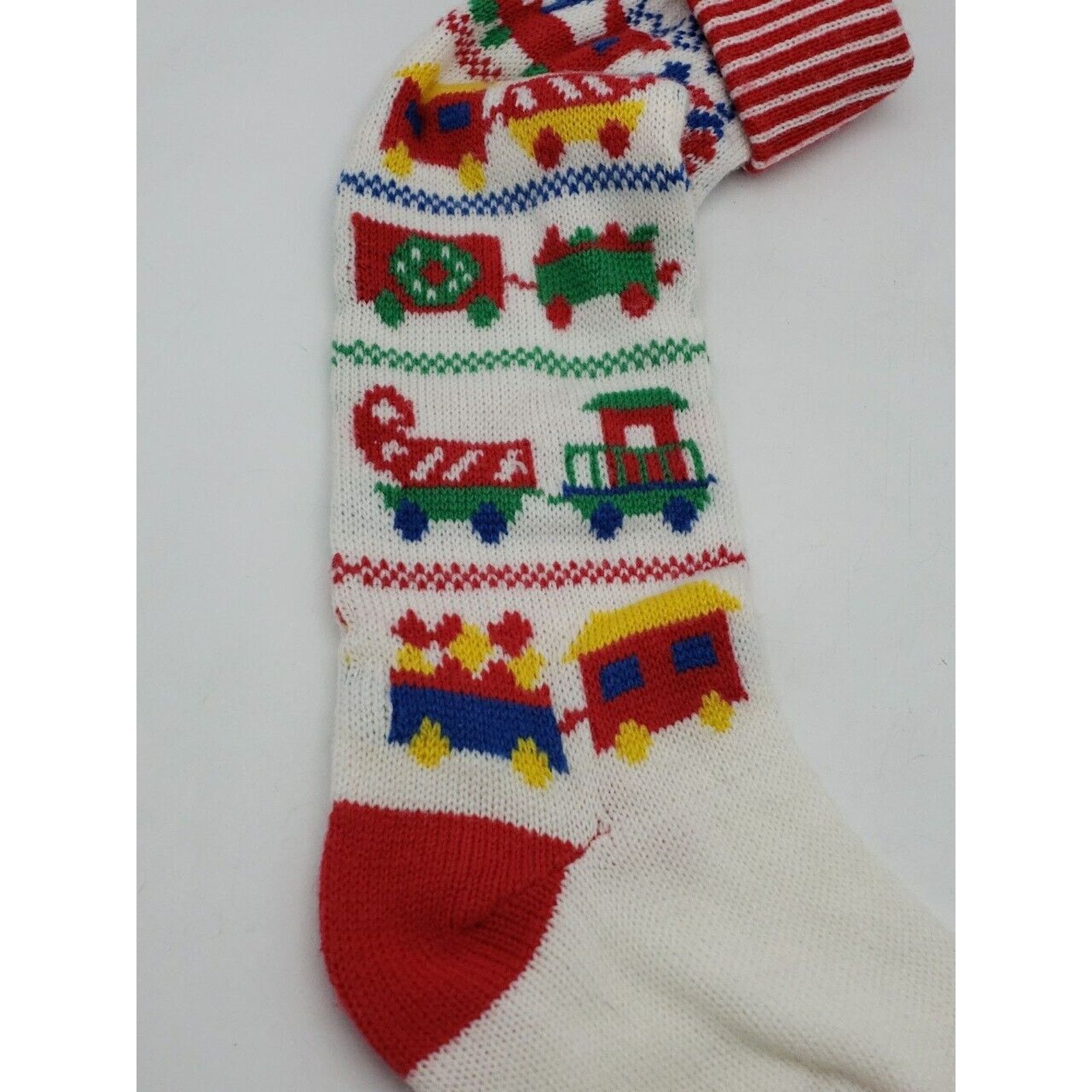 Oshkosh Oshkosh 90s Vintage Sweater Knit Christmas Stockings Toy Size ONE SIZE - 10 Thumbnail
