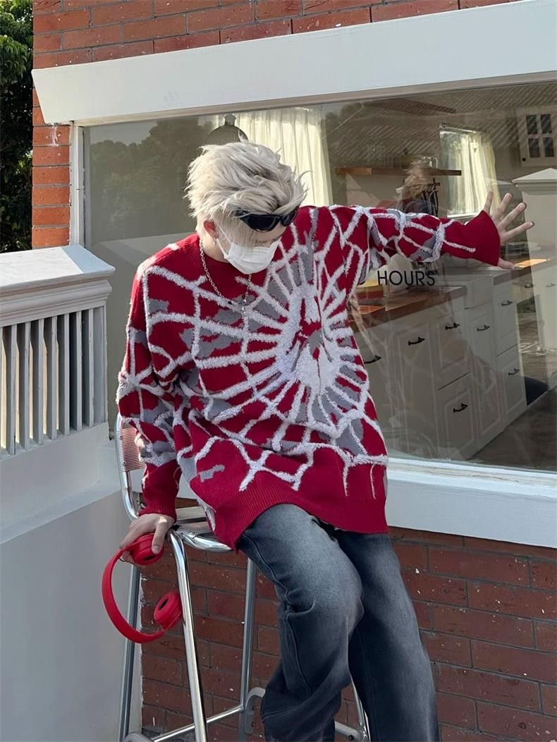 Japanese Brand Spider Knitted Sweater Size S / US 4 / IT 40 - 2 Thumbnail