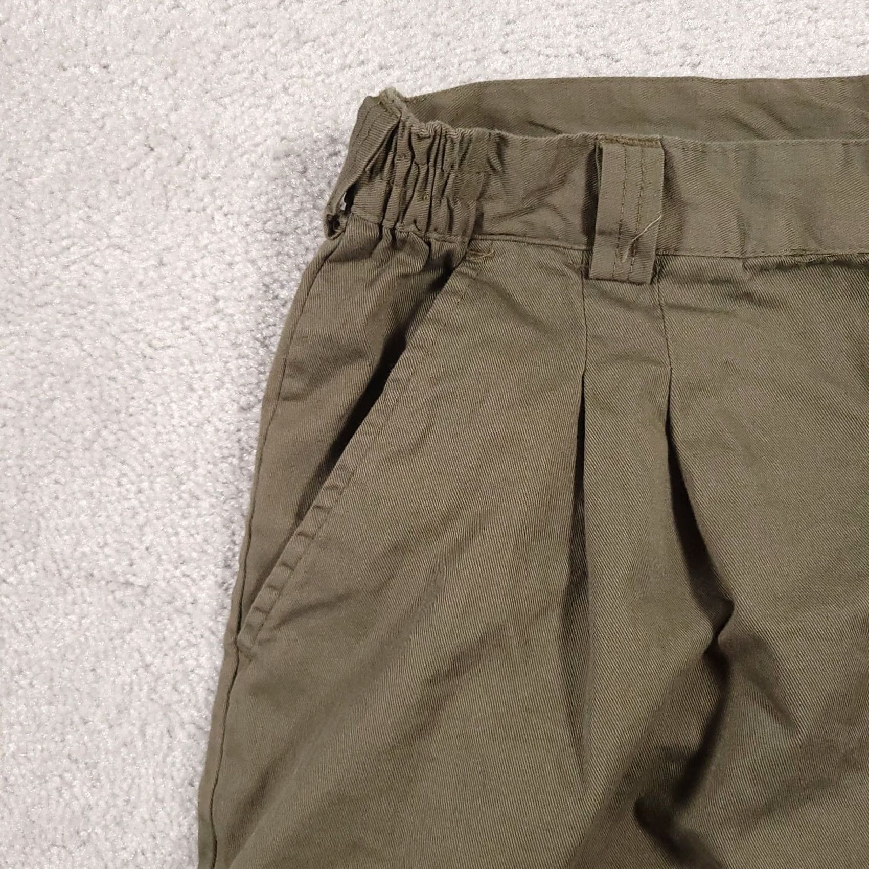 Vintage VINTAGE Cargo 42 Green Shorts Mens Cargo Pocket 90s Hiking Outdoors Camp Run Arounds Casual Travel Summer Spring Fall 7 In Inseam Size US 40 / EU 56 - 4 Thumbnail